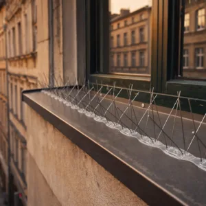 Hroty proti holubom typ W160 na parapete