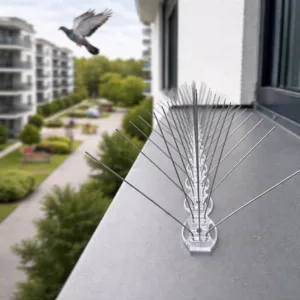 Hroty proti holubom typ W160 – polykarbonátová základňa