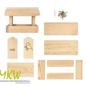 Kŕmidlo drevené ECO — stavebnica